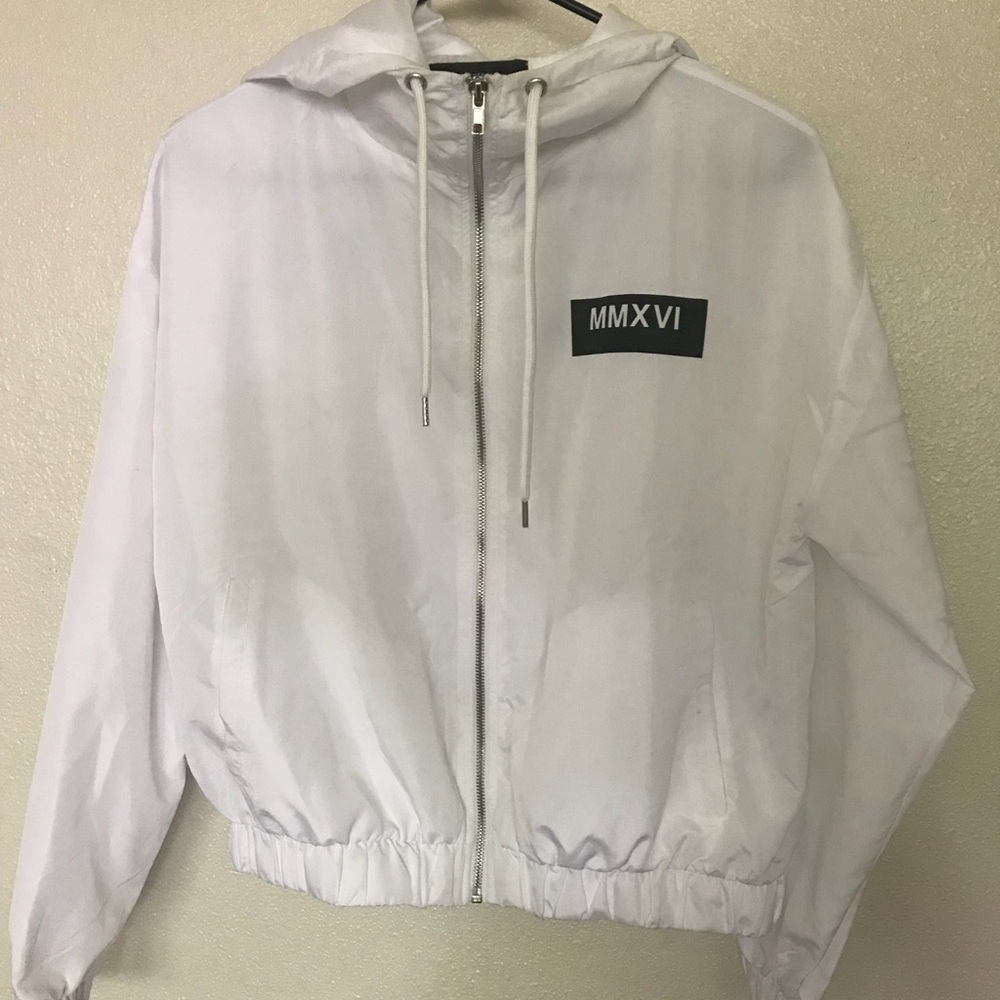 Worldwide Windbreaker jacket with hood